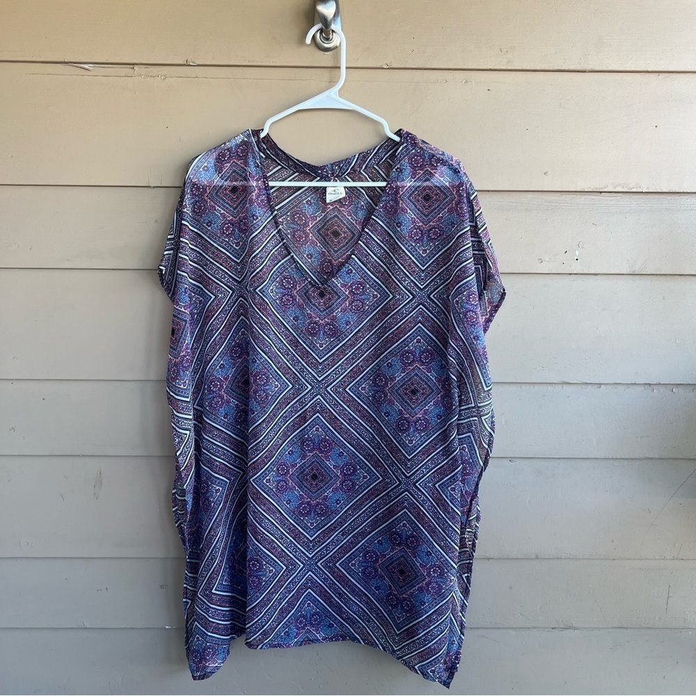 O'Neill Sheer Floral Kimono - Size M Beach Vacation Summer Lightweight